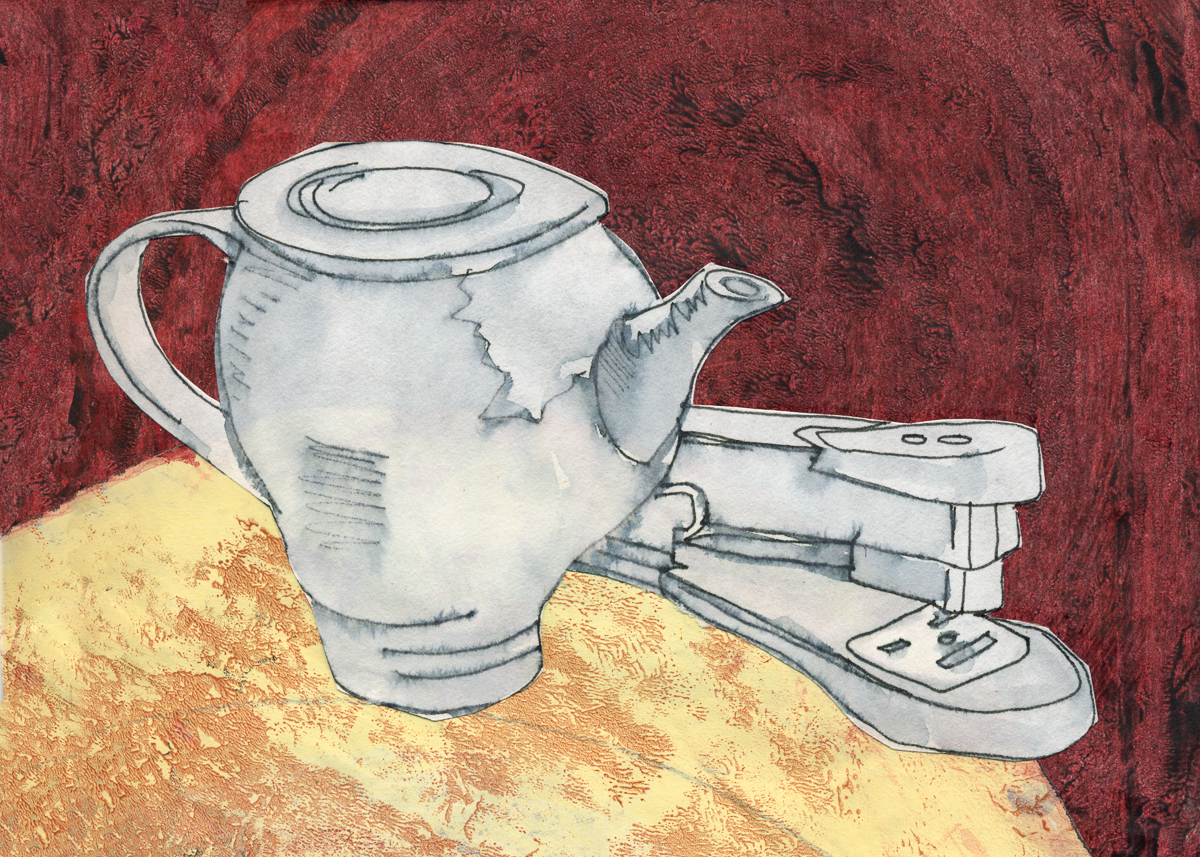 Stapler teapot